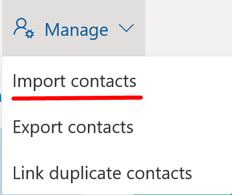 how to import contacts into outlook 2006