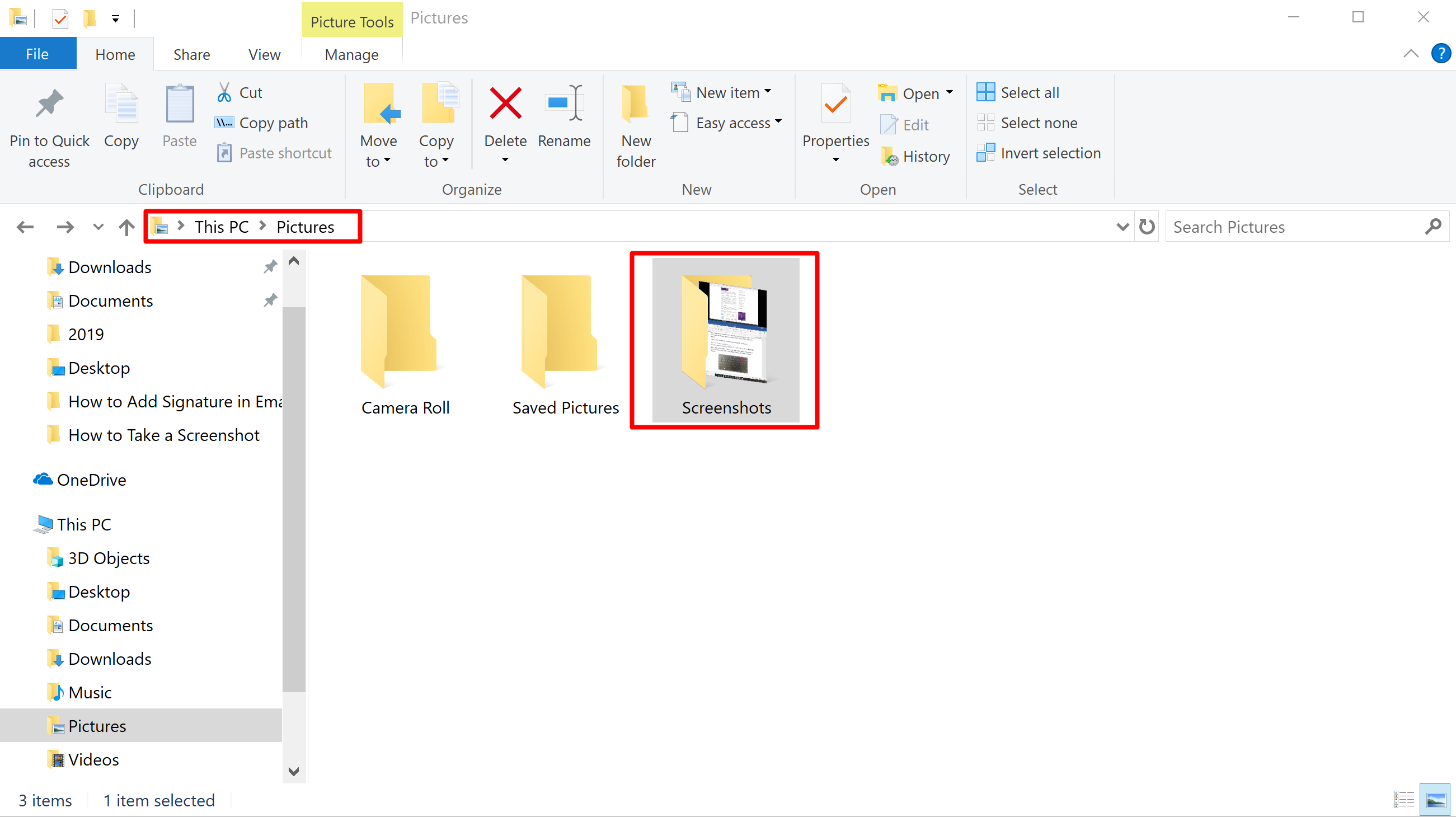 how to create folders in windows 10