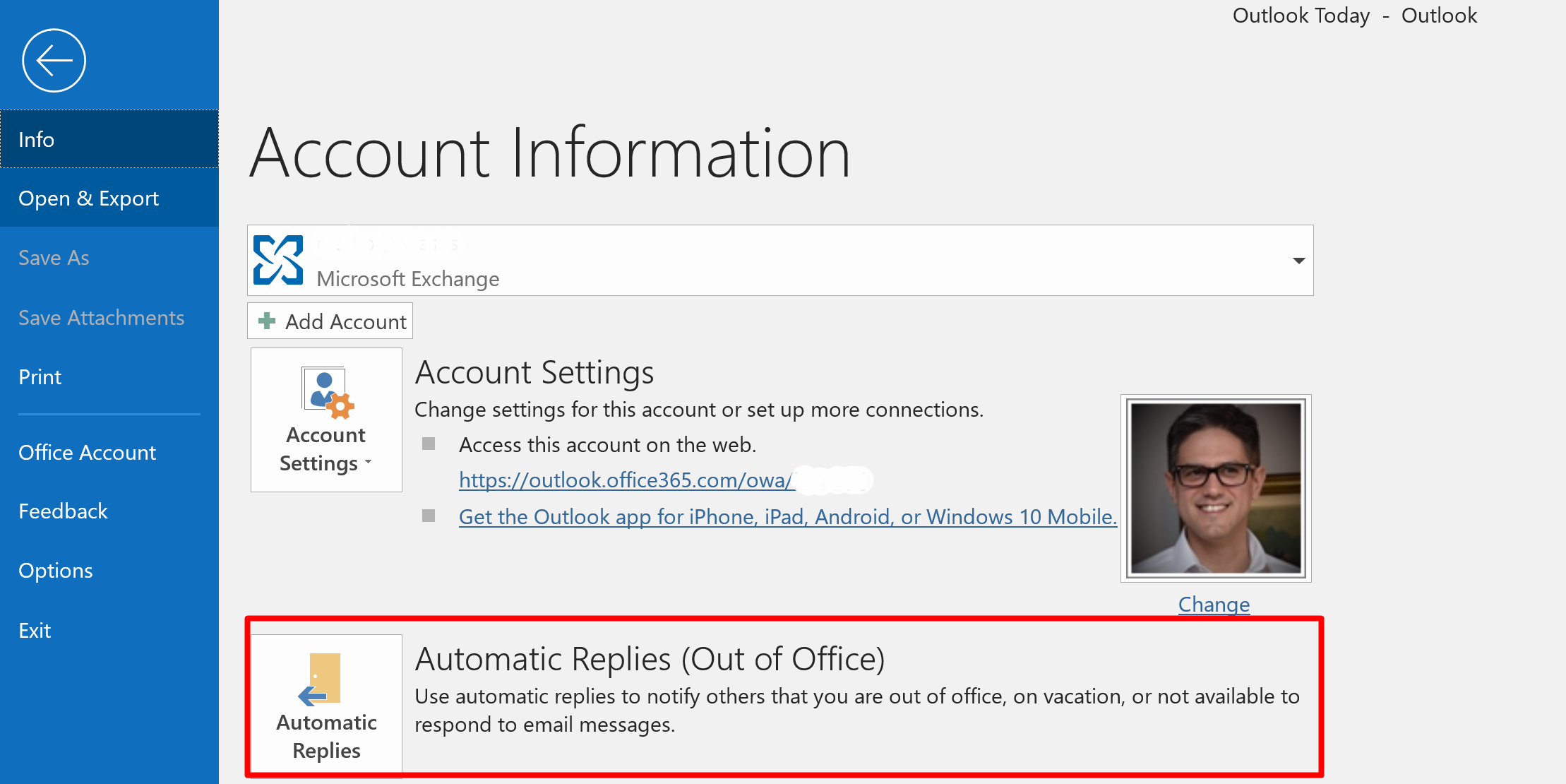 [ベスト] out of office message in outlook 402236-Out of office message in