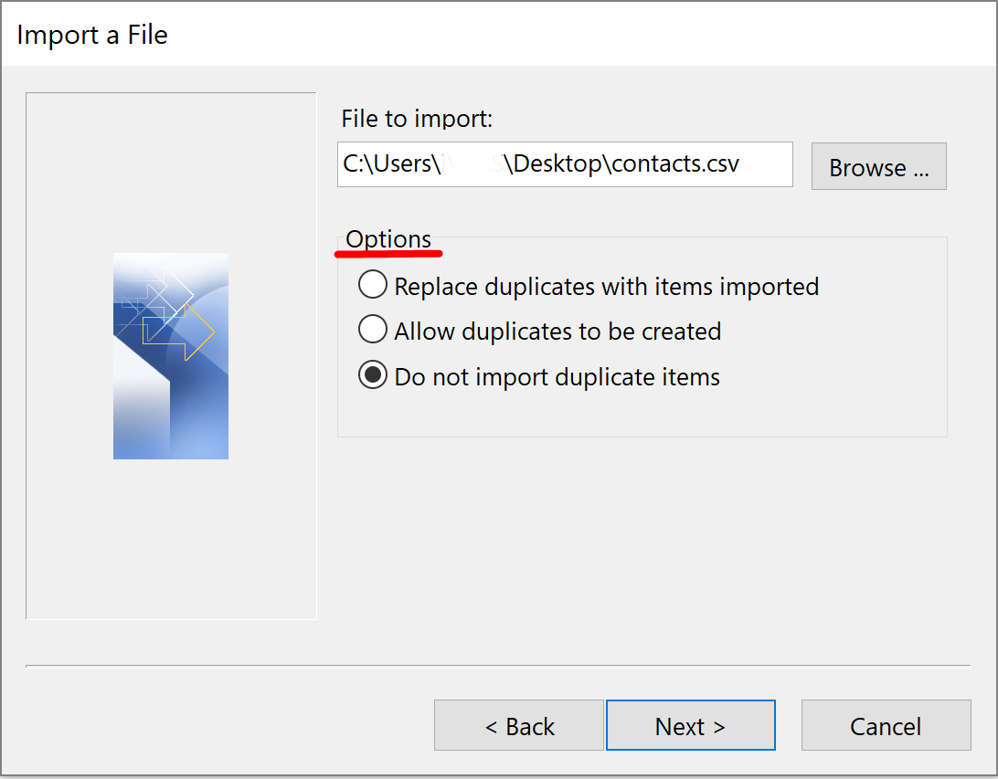 how to import contacts into outlook 2013 from csv file