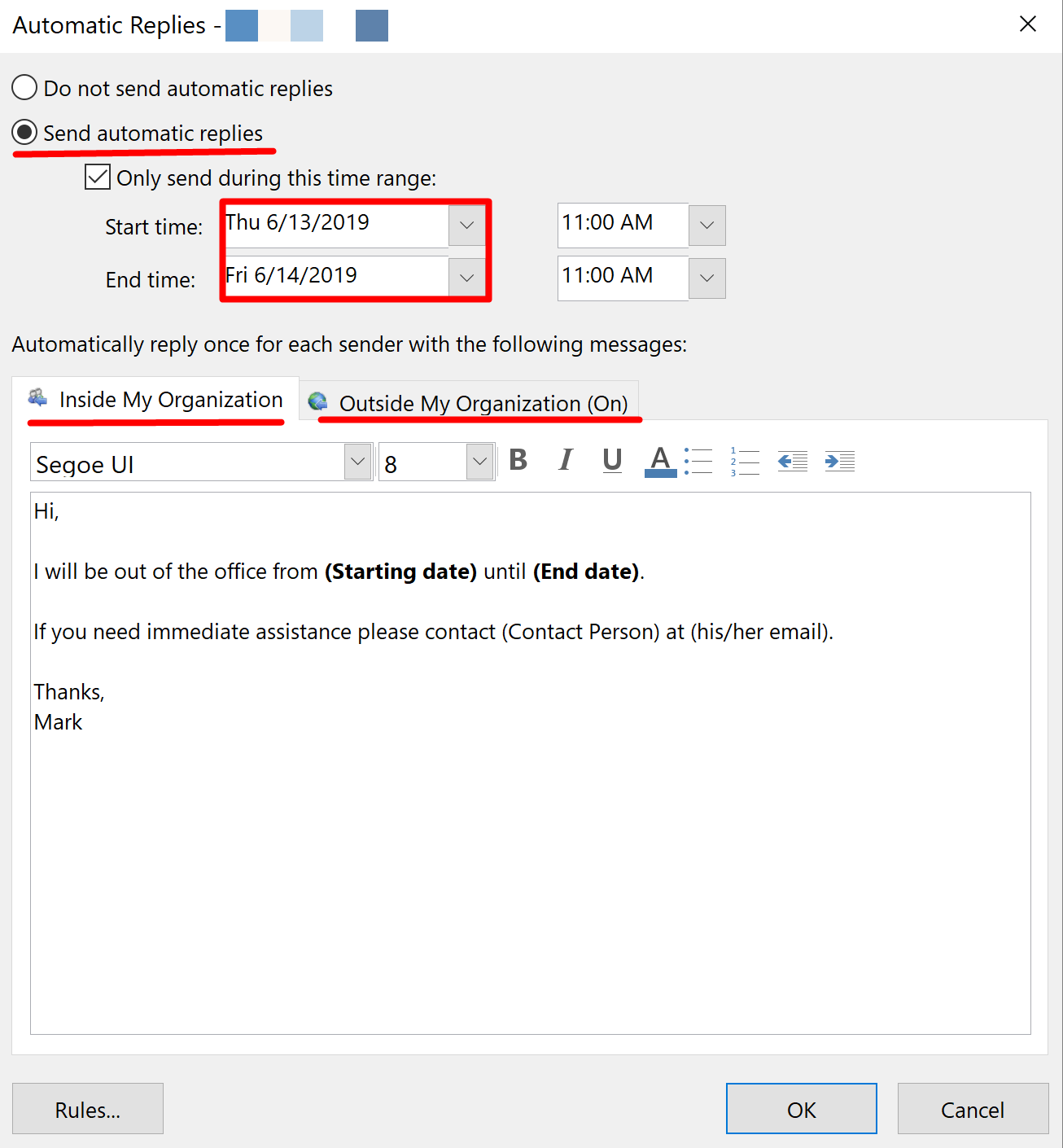 Seriously! 10+ Hidden Facts of Outlook Calendar Out Of Office Message