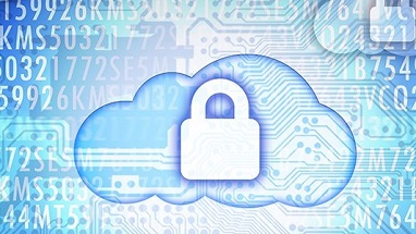 Cloud computing security or data protection concept