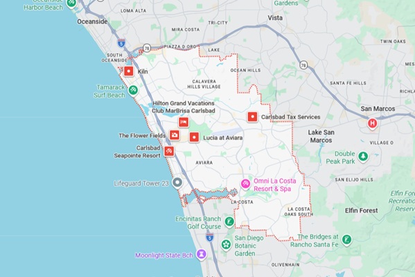CARLSBAD - servin areas